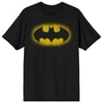 thumbnail image 1 of DC Comics Batman Logo Spray Black T-Shirt, 1 of 2