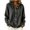 Dark Gray, variant on Azrian Women’s Button Down Hooded Knit Cardigan, Fall Winter Casual Knit OuterwearSizes S-3XL