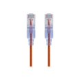 thumbnail image 1 of Monoprice SlimRun - Câble Patch - RJ-45 (m) à RJ-45 (m) - 1 Pieds - UTP - Chat 6A - Sans Accroc - Orange (Lot de 10), 1 of 4