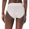 thumbnail image 2 of Women's Warner's 5138J No Pinching. No Problems. Tailored Hi-Cut Panty (White/Mink Swirl 2X), 2 of 2