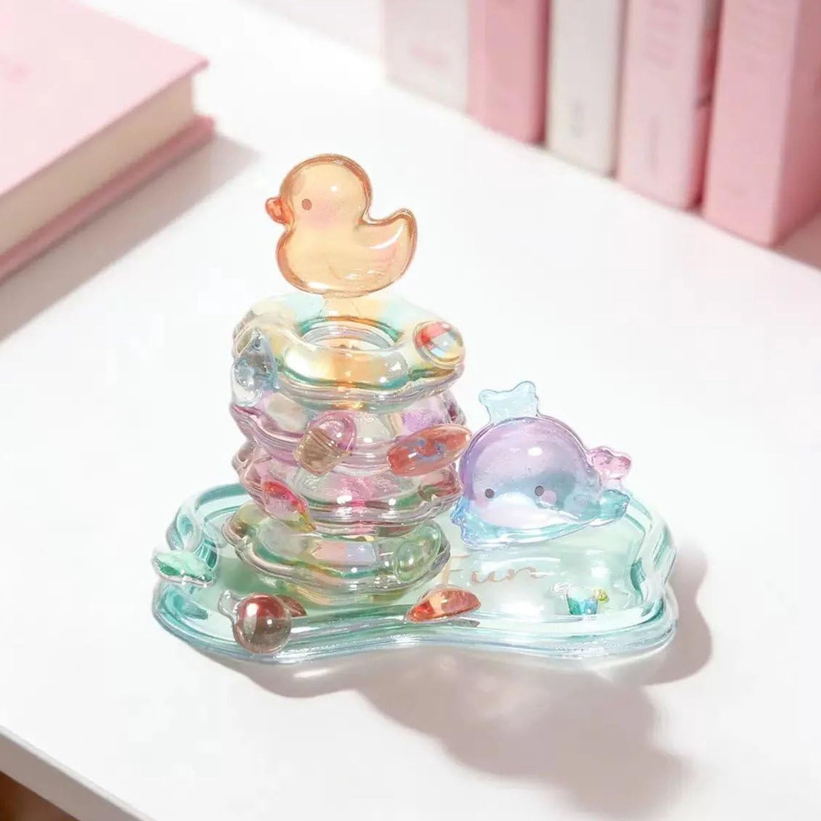 Crystal Stacked 3D Building Stickers, 3D Stackable Stickers, 3DPuffy Cartoon Resin Decorative Sticker Kit, DIY 3DPuffy Sticker Kit for Stress Relief Pass the Time