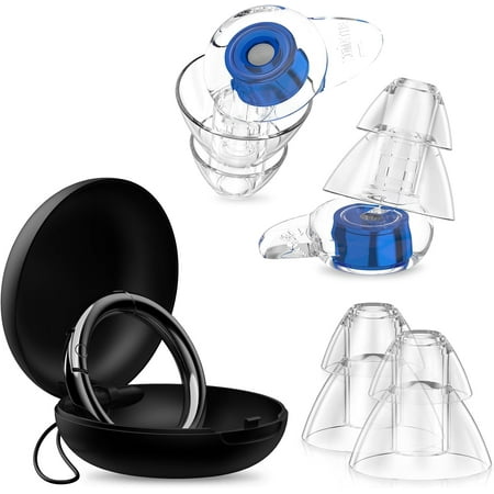 Concert Ear Plugs High Fidelity Earplugs Noise Reduction Cancelling For Loud Music Festivals Musicians Motorcycles Airplanes Raves Hearing Protection -20 Db
