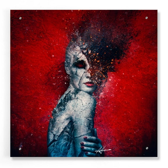 Epic Art 'Indifference' by Mario Sanchez Nevado, Acrylic Glass Wall Art, 24"x24"