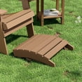 thumbnail image 6 of WINSOON Folding Adirondack Ottoman Outdoor Ottoman, Brown, 6 of 6