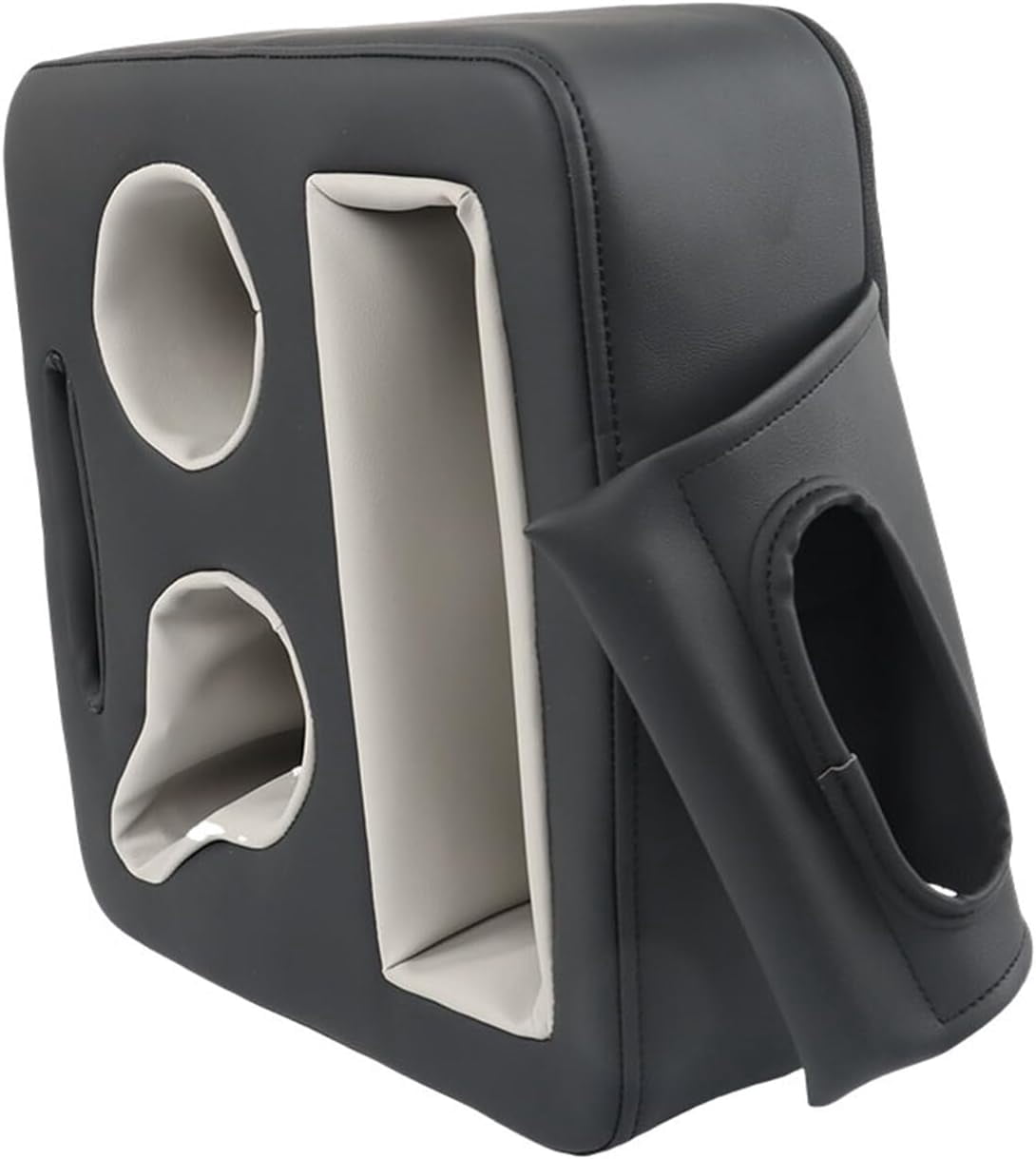 SEBLAFF 3.54-3.94Inch Wide Black Car Cup Holder Back Seat Couch Car Sofa Storage Boat Tray Back Seat Organizer