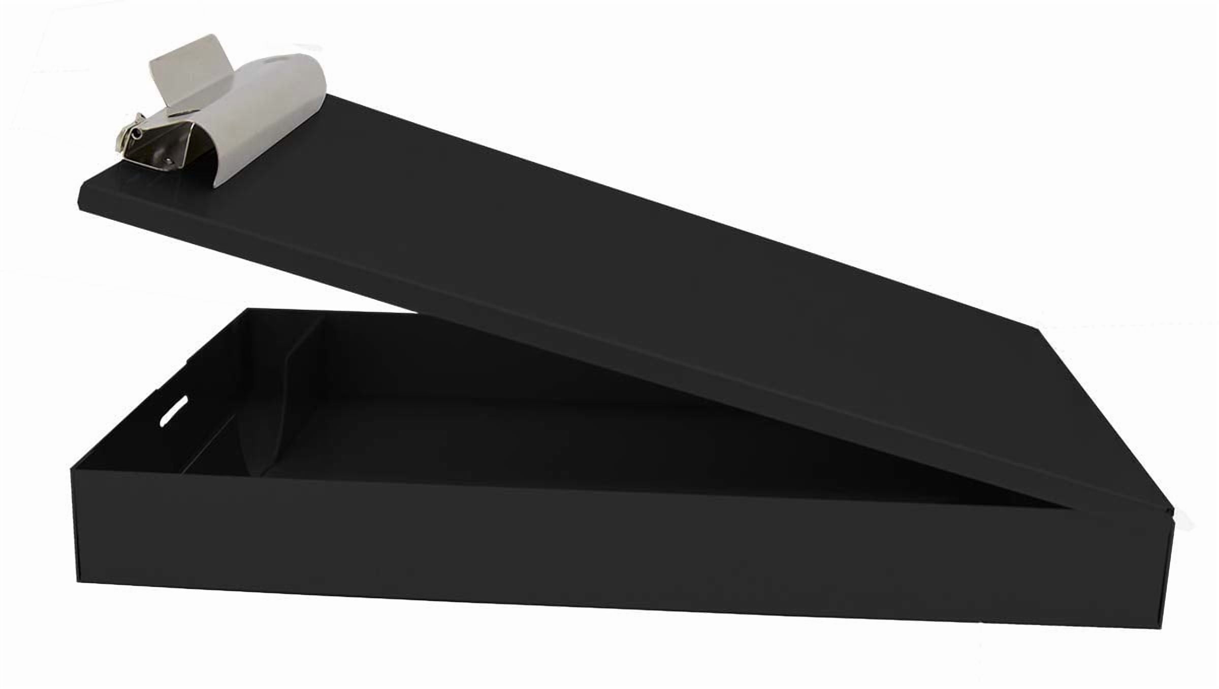 Saunders  Recycled Aluminum Storage Clipboard - Black Letter Size (11018)