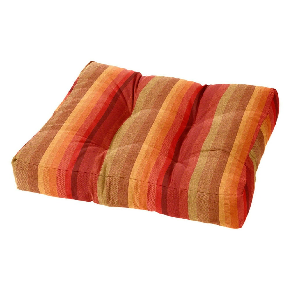 Cushion Source 21 x 17 in. Striped Sunbrella Ottoman Cushion Walmart