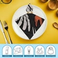 thumbnail image 6 of WYYP Chicken Cross Tattoo Dinner Napkin for Dining Table Kitchen Daily Party Housewarming Farmhouse Decor Cloth Napkin Reusable 2 PCS, 6 of 7
