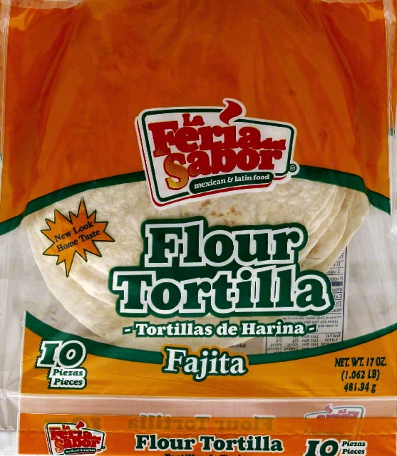 La Feria Del Sabor Tortilla, Flour, Fajita by RP Foods