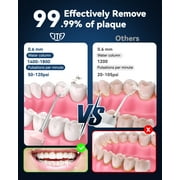 JTF Cordless Water Flosser Dental Teeth Cleaner with 9 Jet Tips, DIY Mode 300ML Tank IPX7 Waterproof Portable Rechargeable Water Flosser Dental Oral Irrigator for Home and Travel, Pink