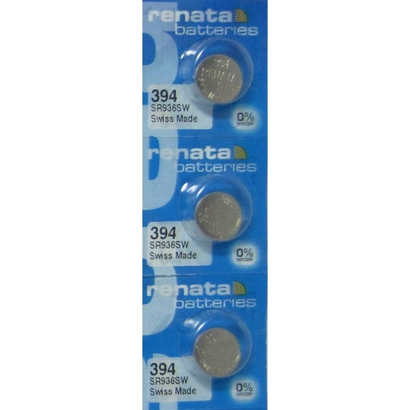 3 Renata 394 Button Cell watch Batteries