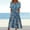 Blue#summer dresses for women 2025 clearance, variant on Moxiu Summer Dresses for Women 2025 Casual Short Sleeve Button V Neck Floral Print Knee Length Long Maxi Dress with Pocket Blue,XXL