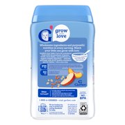 (3 pack) Gerber Stage 2 Baby Food, Oatmeal Lentil Peach & Apple Cereal, Baby Cereal, 8 oz Canister