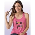 thumbnail image 2 of French Salute Gold Glitter Racerback Tank Women -Image by Shutterstock, Female Medium, 2 of 4