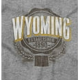 thumbnail image 2 of Wyoming WY Student Campus Pride Men's Graphic T Shirt Tees Brisco Brands S, 2 of 4
