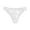 White, variant on frariair Thongs for Women Lace Multicolour Bowknot Hollow Out See Through Half Hip Love Button Ladies Low Seamless Underwear for Women