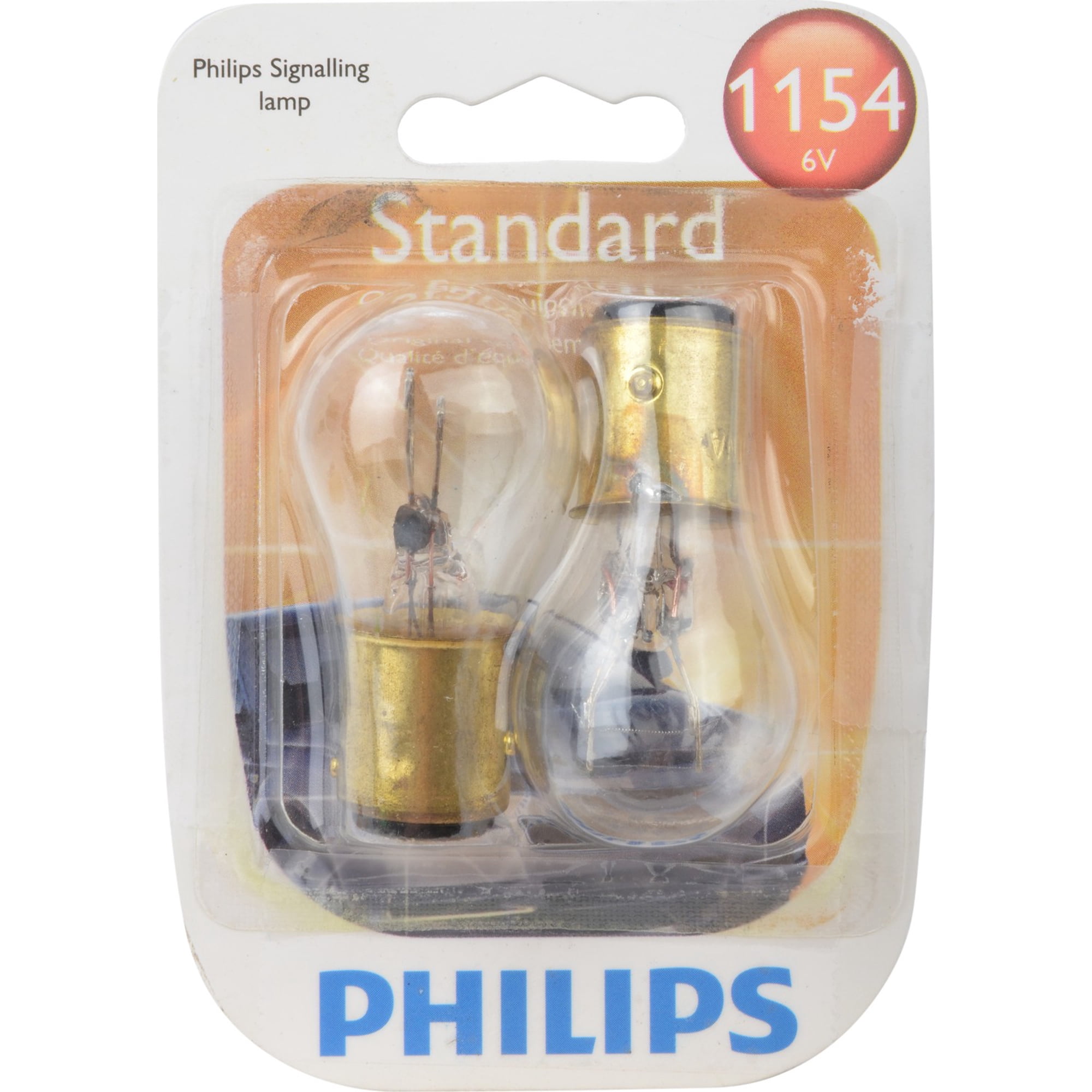 Philips Standard Miniature 1154, Pack of 2