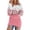 Pink, variant on Bovemsi Womens Sweatshirts Ladies' Fashionable Casual Printed Pullover With Pockets Plush Capless Sweater Fall Fashion Outfits 2025 Clothes