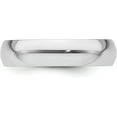 thumbnail image 3 of Solid Platinum 5.2mm Half Round Featherweight Wedding Band Size 7 - Ring Size 7.0, 3 of 7