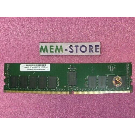 64GB DDR4-2666 RDIMM Kingston KSM26RD4/64HCR KSM26RD4/64MFR Equivalent Memory (3rd Party)