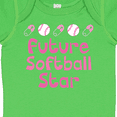 thumbnail image 3 of Inktastic Future Softball Star Girls Baby Bodysuit, 3 of 4