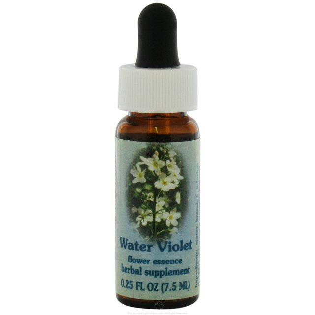 Flower Essence Water Violet Herbal Supplement Dropper 0.25 Oz