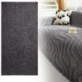 thumbnail image 2 of Velvet Washable Couch Cover, Non Slip Sectional Sofa Slipcover L Shaped Furniture Protector For Cushion Sofa Couch Covers For Sofa (Light Ashy, 72*36 In), 2 of 9