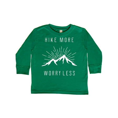

Inktastic Hike More Worry Less Gift Toddler Boy or Toddler Girl Long Sleeve T-Shirt