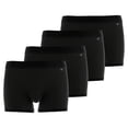 thumbnail image 1 of GÖTZBURG calzoncillos bóxer para hombre, pack de 4 - X-lastic, ropa interior, pantalón, logotipo, color liso Negro L (Large), 1 of 5