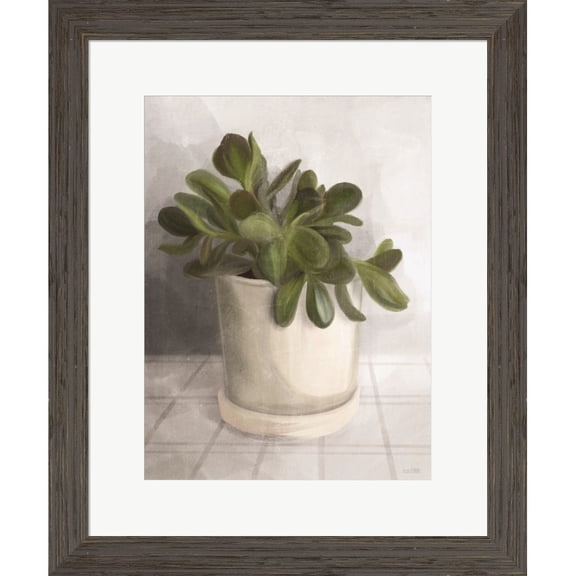 Great Art Now Ironstone Planter II by House Fenway, Framed Wall Art, 19.5W x 23.5H