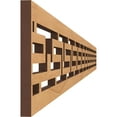 thumbnail image 3 of Ekena Millwork 46 3/8"W x 4"H x 3/8"T Tulum Fretwork Moulding, Maple, 3 of 13