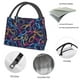 thumbnail image 4 of Disketp Multicolor Bowling Bolsa Térmica Estampada, Bolsa Térmica Aislante para Almuerzo, Playa y Campamento, 4 of 6