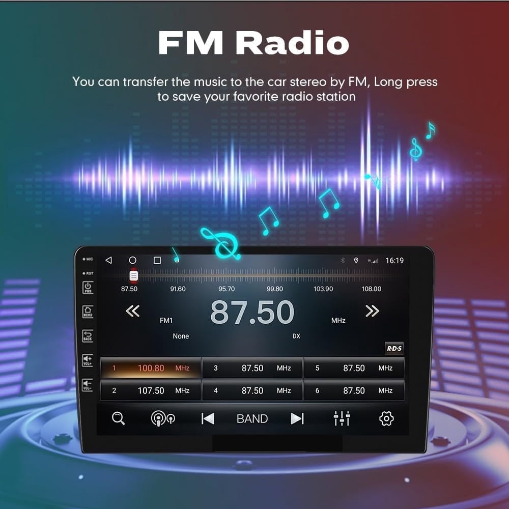 Car Stereo for 2015-2017 Hyundai Sonata with Wireless Carplay Android Auto, 9 Inch IPS Touch Screen Radio, Bluetooth GPS WiFi DSP FM RDS SWC+MIC Backup Cam, Auto A/C