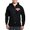 Black, variant on - CA(CAN) Canada Hockey Zip Hoodie (Dark) - Zip Hoodie, Classic Hooded Sweatshirt with Metal Zipper