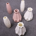 thumbnail image 6 of Simulation Ceramic Vase Origami Shape Vase Portable Flower Arrangement Container Tabletop Decoration, 6 of 6
