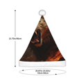 thumbnail image 3 of Balery Cool Flame Lion A Pattern Santa Hat Christmas Hat Funny Christmas Hat Christmas Knitted Beanie Hat For Men Women Adult, 3 of 6