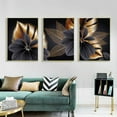 thumbnail image 5 of UYUH Modern Abstract Gold Black Leaves Wall Art Framed Canvas Painting for Living Room, Bedroom, Dining Room Nature-Inspired Home Decor, 5 of 7