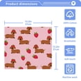 thumbnail image 5 of BZSMCE Towel Cotton Face Towel Soft Hand Towels Fashion Blooming Love Pattern, 5 of 9