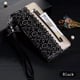 thumbnail image 1 of Luxury Flip Wallet Case for Samsung Galaxy S20 S21 S22 S23 Plus Ultra - Folio Zipper Kickstand, Wristlet Lanyard, Card Slots Cover, 1 of 4