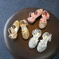 thumbnail image 2 of "Lovebay Kids Girls Dress Shoes Glitter Princess Sandals(Silver,5 Toddler-3 Little Kids)", 2 of 11