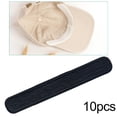 thumbnail image 2 of 10 piezas de para el sudor del sombrero, absorbente de sudor desechable, no tejido, cinta reductora que absorbe la humedad, protectores amigable , Negro Macarena Reductor de tamaño de sombrero, 2 of 8