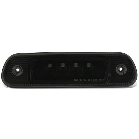 DNA Motoring 3BL-JGC99-LED-BK-SM For 1999 to 2004 Jeep Grand Cherokee WJ Hight Mount LED 3rd Third Tail Brake Light Rear Stop Lamp Smoked Lens 00 01 02 03