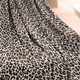 thumbnail image 3 of Black and Tan Leopard Print Blanket,Comfortable Soft Flannel Throw Blanket,All Season,Warm Lightweight Blankets for Sofa Bed Couch Living Room Chair,30"x40", 3 of 4