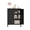 Black, variant on Metal Storage Cabinet with 2 Doors - 31.5''H Bathroom Floor Storage Cabinet