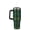 Gray, variant on St. Patricks Day 40 oz Tumbler with Handle and Straw Lid Green Check Plaid Insulated Stainless Steel Cup Travel Mug