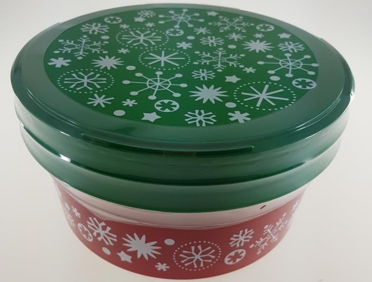 Holiday Time Cookie Container 2 Piece Inventory