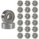 thumbnail image 1 of 20 piezas 606ZZ rodamiento de bolas MELIFE doble blindaje 606-2Z 80016 6 mm x 17 mm x 6 mm Rodamientos rígidos de doble cara de acero con alto contenido de carbono Z1, 1 of 1