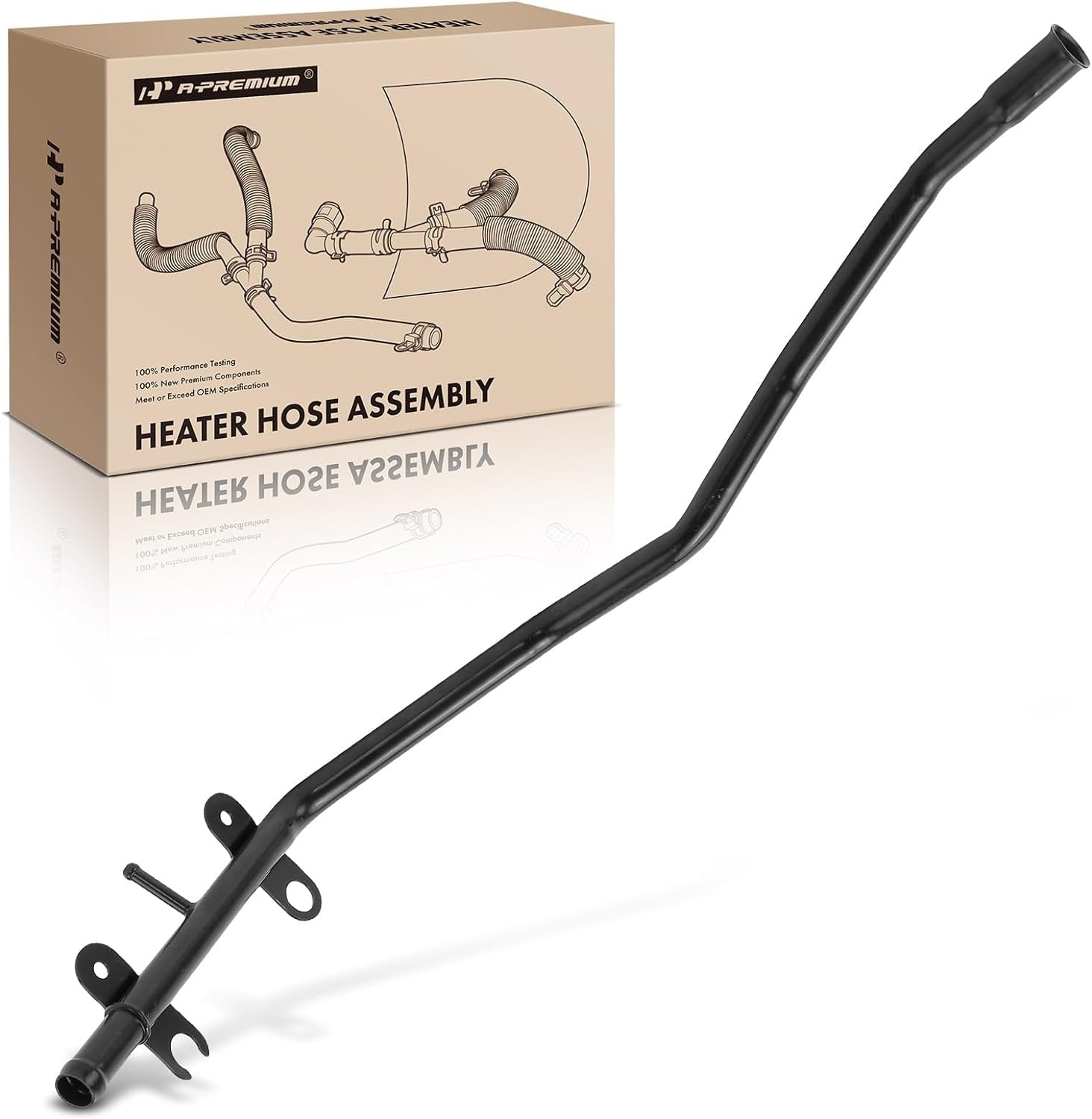 A-Premium HVAC Heater Hose Pipe Tube Assembly with Auxiliary
