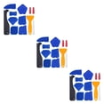 thumbnail image 4 of tredstone Caulk Tool Kit Reusable Lightweight Remover Applicator Washable Spreader Finishing Set Smooth for Window Bath Blue 3Set, 4 of 6