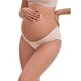 thumbnail image 4 of INSPIRE CHIC Women's Mid-Waisted Tummy Support Maternity Briefs Hi-Cut Seamless Comfortable Underwears 3 Packs M 1 Pink 1 Beige 1 Apricot, 4 of 4